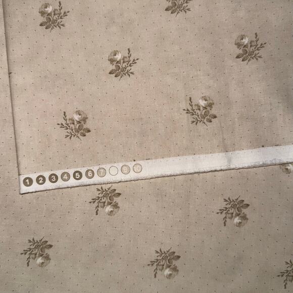 White Rose Taupe - Ridgewood by Minick & Simpson for Moda Fabrics - 1/2 Yard - Picture 7 of 7